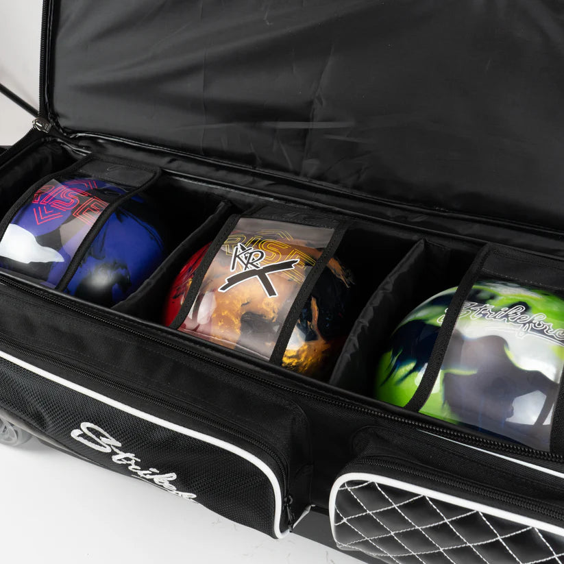 KR Strikeforce Royal Flush 360 Swivel Triple Roller - Black