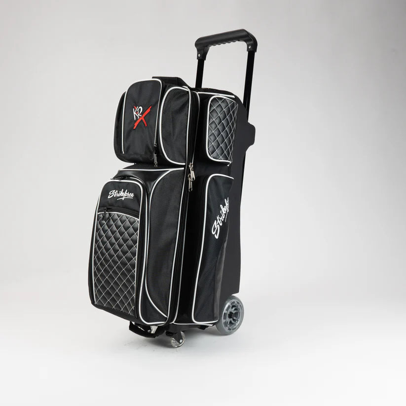 KR Strikeforce Royal Flush 360 Swivel Triple Roller - Black