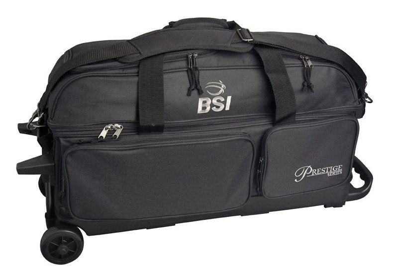 BSI Prestige Triple Roller Black Bowling Bag