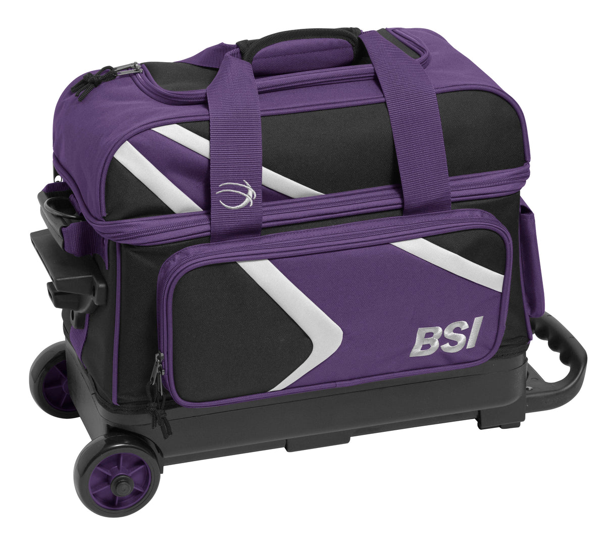 BSI Dash Double Roller Black/Purple/White Bowling Bag