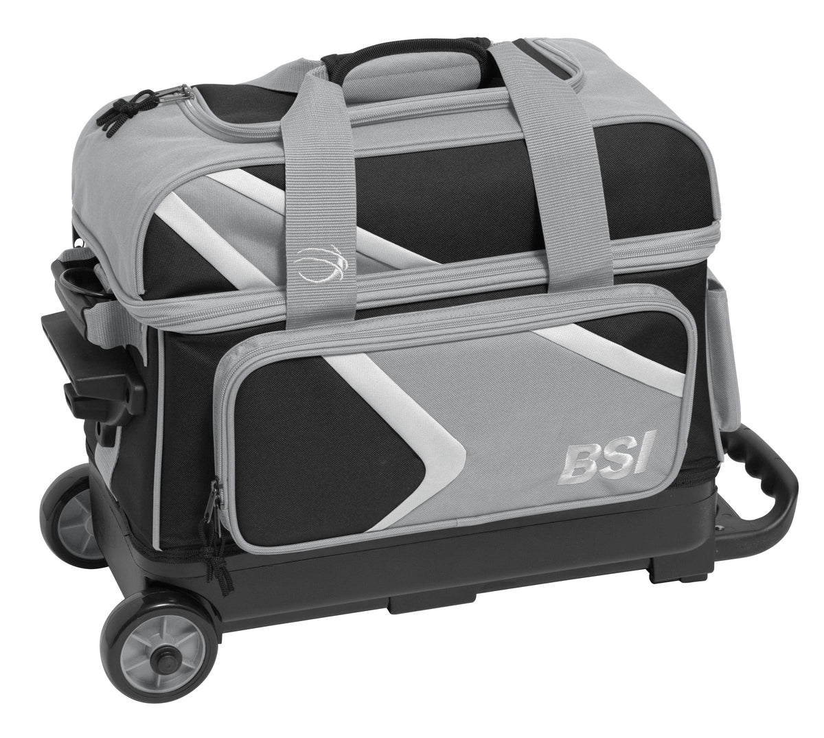 BSI Dash Double Roller Black/Gray/White Bowling Bag