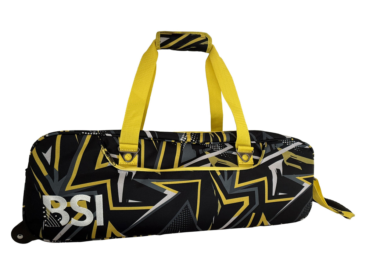 BSI Triple Tote Yellow/Black Bowling Bag
