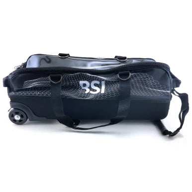 BSI Hard Base Triple Tote Black Bowling Bag