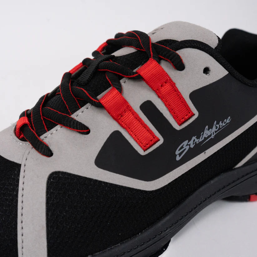 KR Strikeforce Ignite Black/Grey/Red Mens LH Bowling Shoes