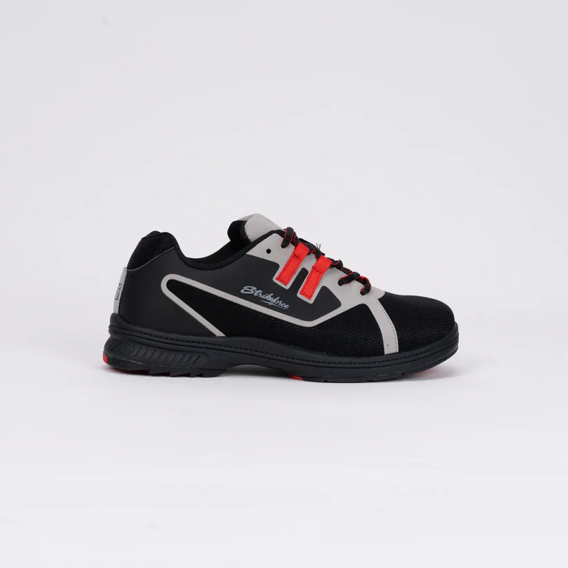 KR Strikeforce Ignite Black/Grey/Red Mens RH Bowling Shoes