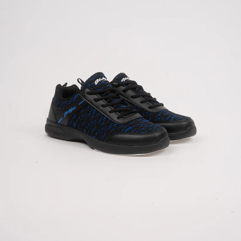 Mens KR Strikeforce Flyer Mesh Lite Black/Royal Wide Width Universal Bowling Shoes