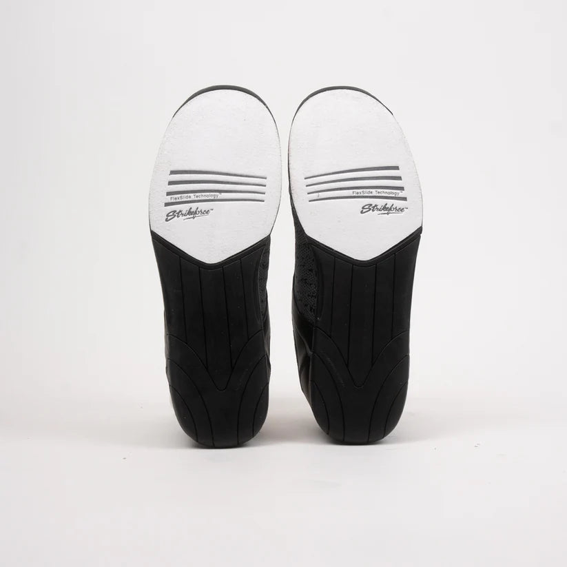 Mens KR Strikeforce Flyer Mesh Black/Steel Wide Width Universal Bowling Shoes