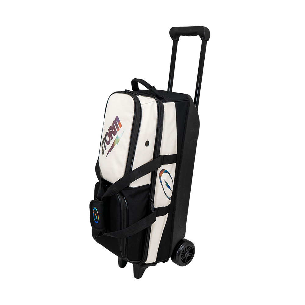 Storm Rolling Thunder Air 3-Ball White Bowling Bag