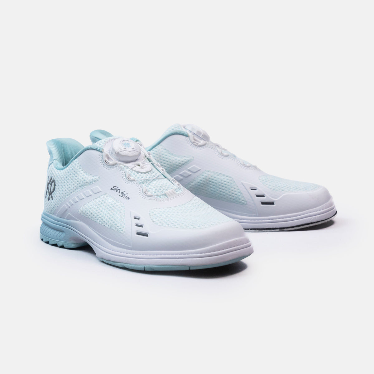KR Strikeforce Womens Lady Jet White/Teal Left Hand quarter view