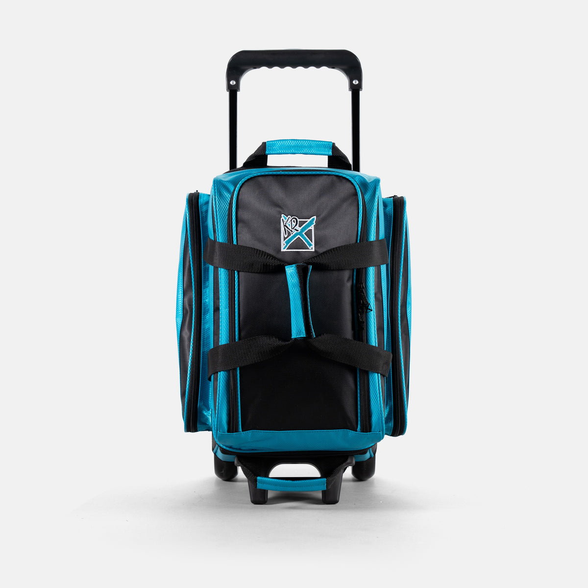 KR Strikeforce Konvoy Double Roller Black/Caribbean – Front view