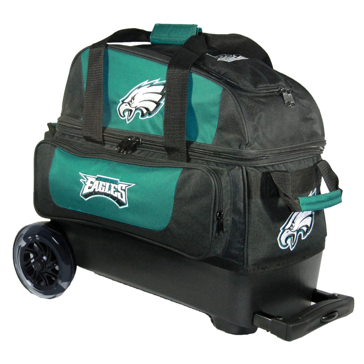 KR Strikeforce Philadelphia Eagles NFL Double Roller Bowling Bag