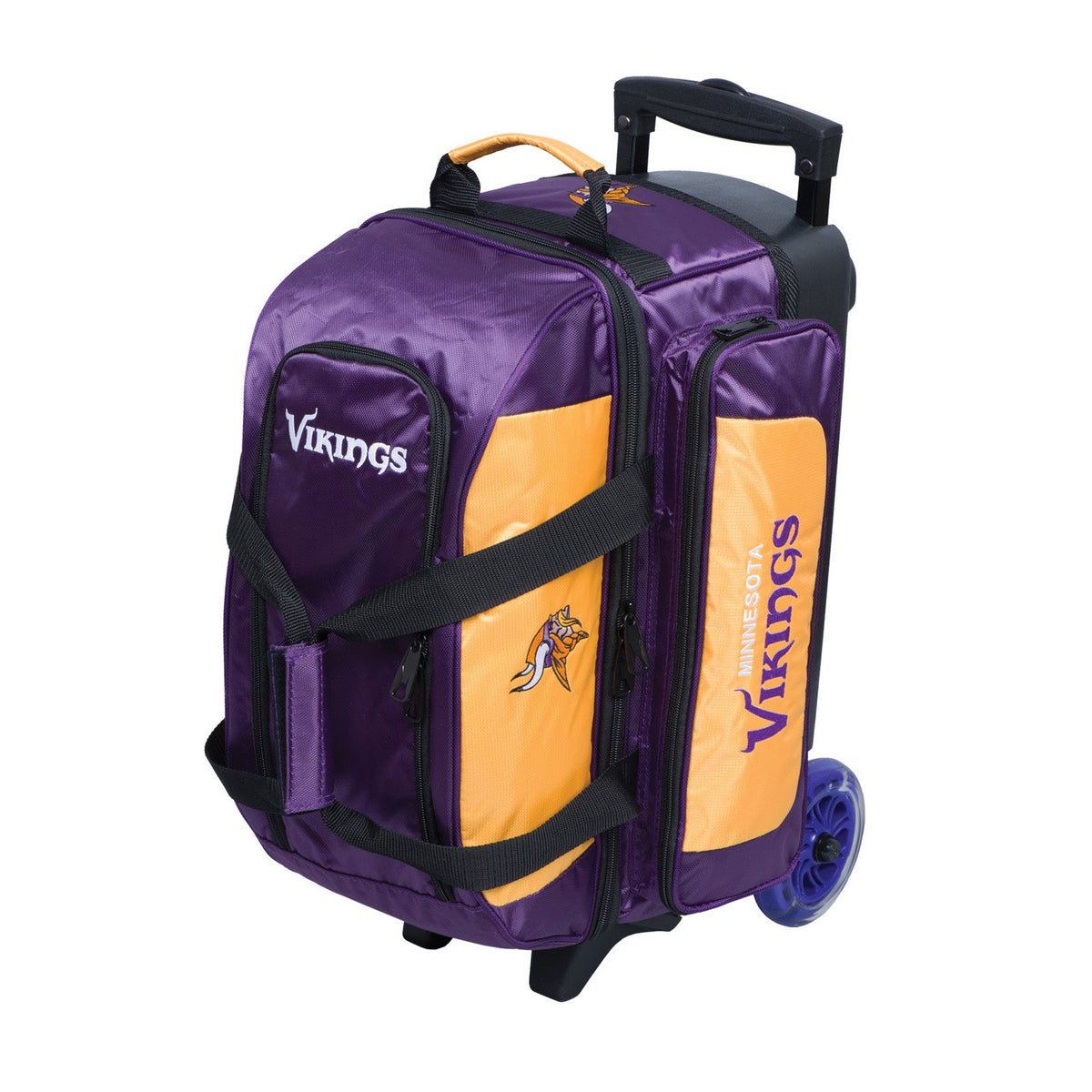KR Strikeforce Minnesota Vikings NFL Double Roller Bowling Bag