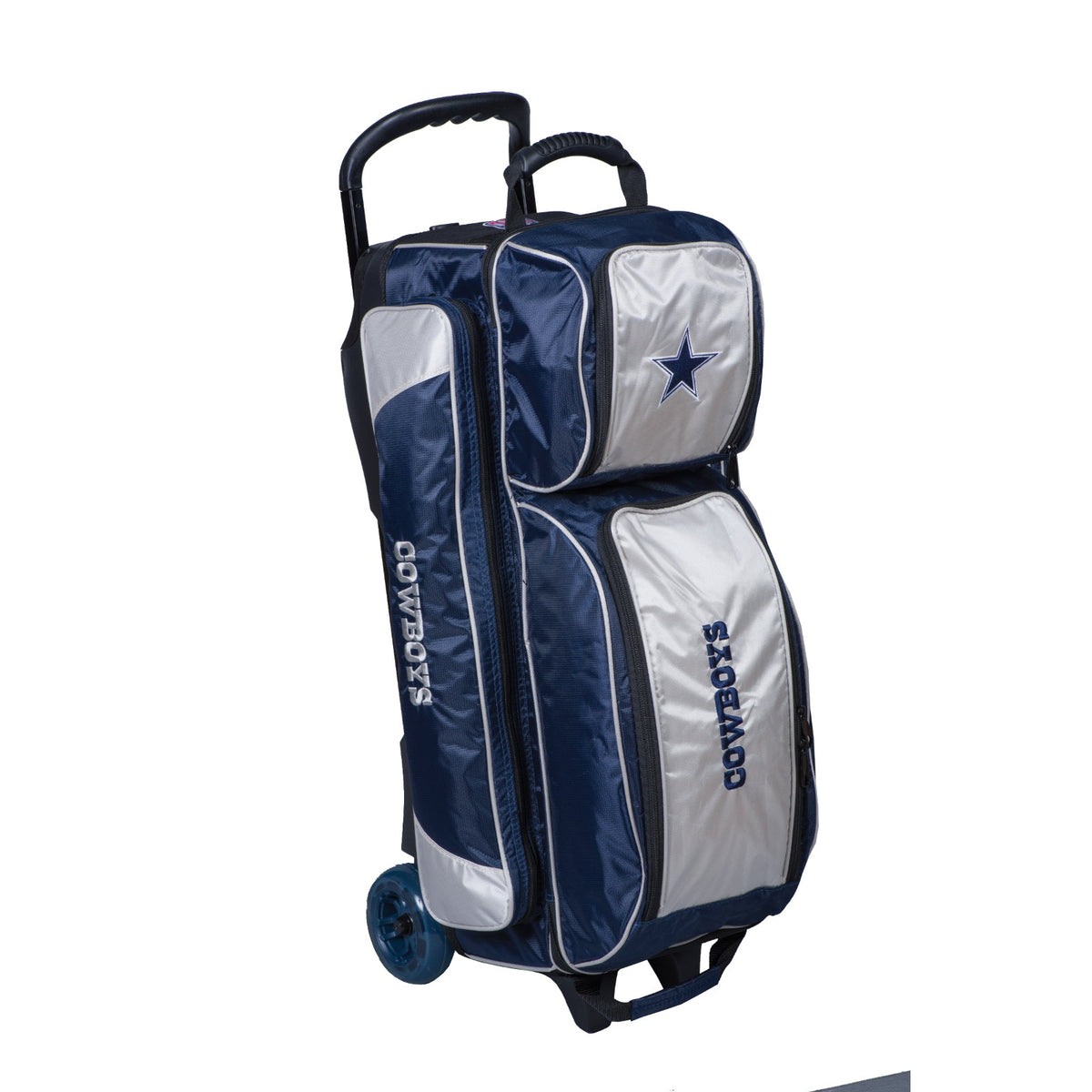 KR Strikeforce Dallas Cowboys NFL Triple Roller Bowling Bag