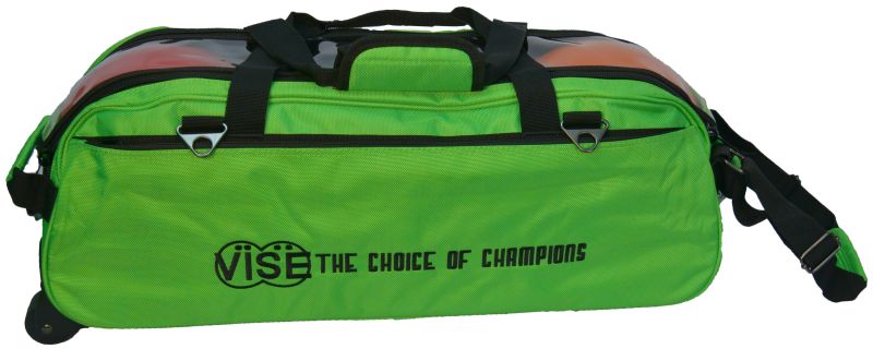 Vise 3 Ball Clear Top Tote Roller – Green