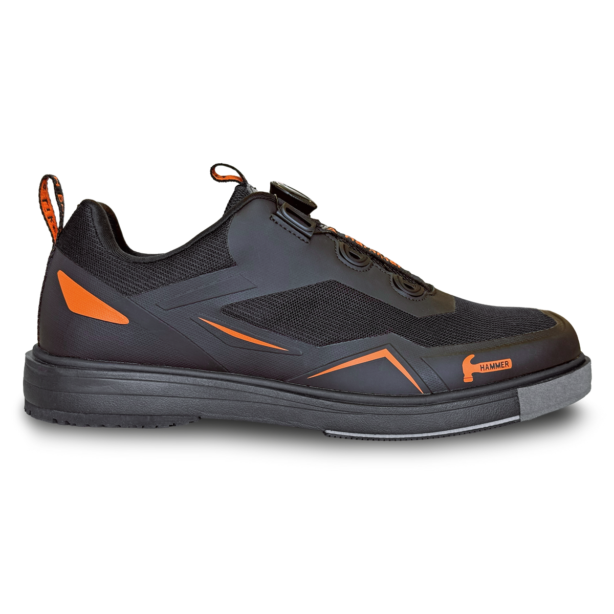 Hammer Vibe Black/Orange bowling shoes side view