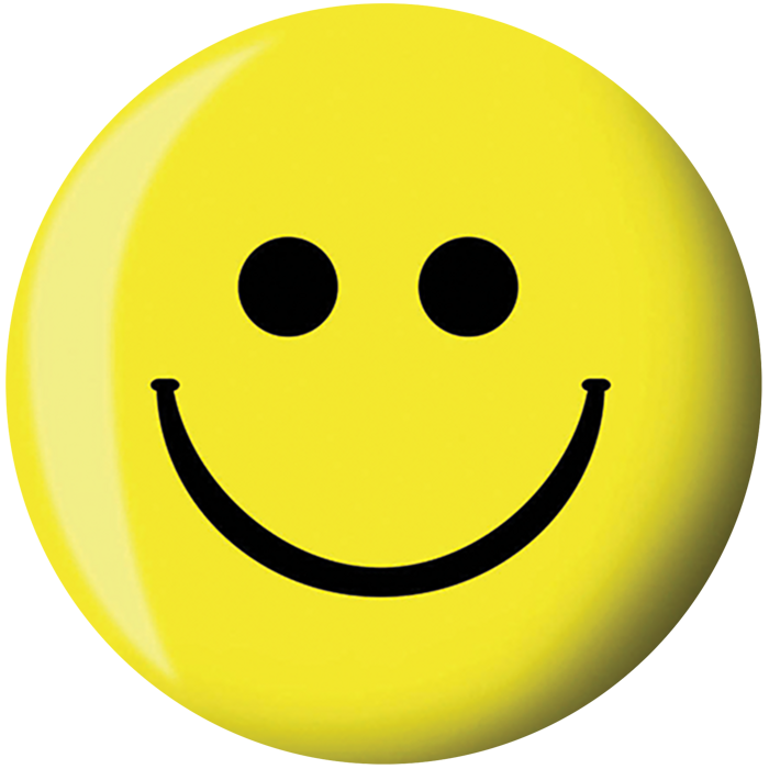 Smiley Face bowling ball