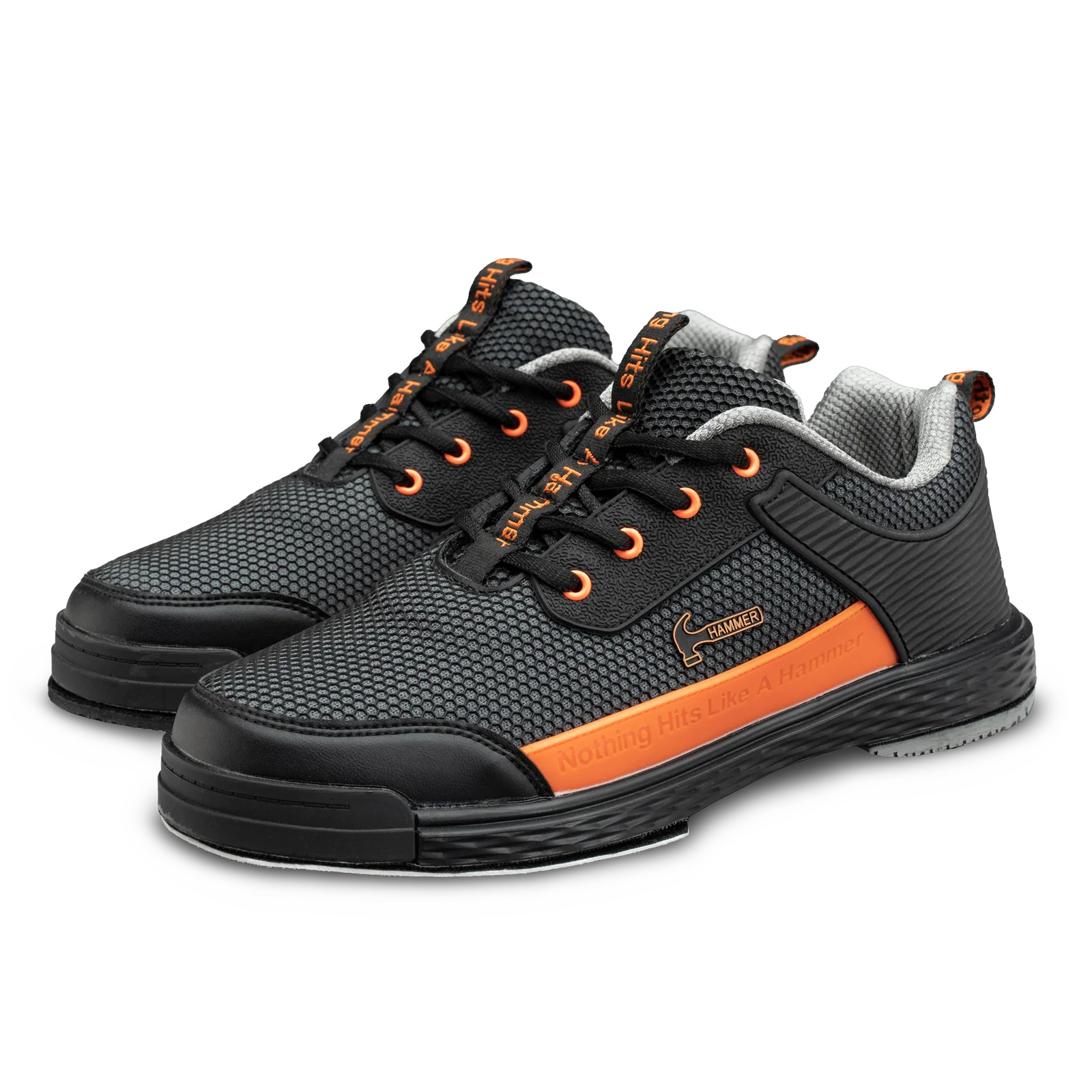Mens Hammer Diesel Black/Orange Bowling Shoes RH Wide Width
