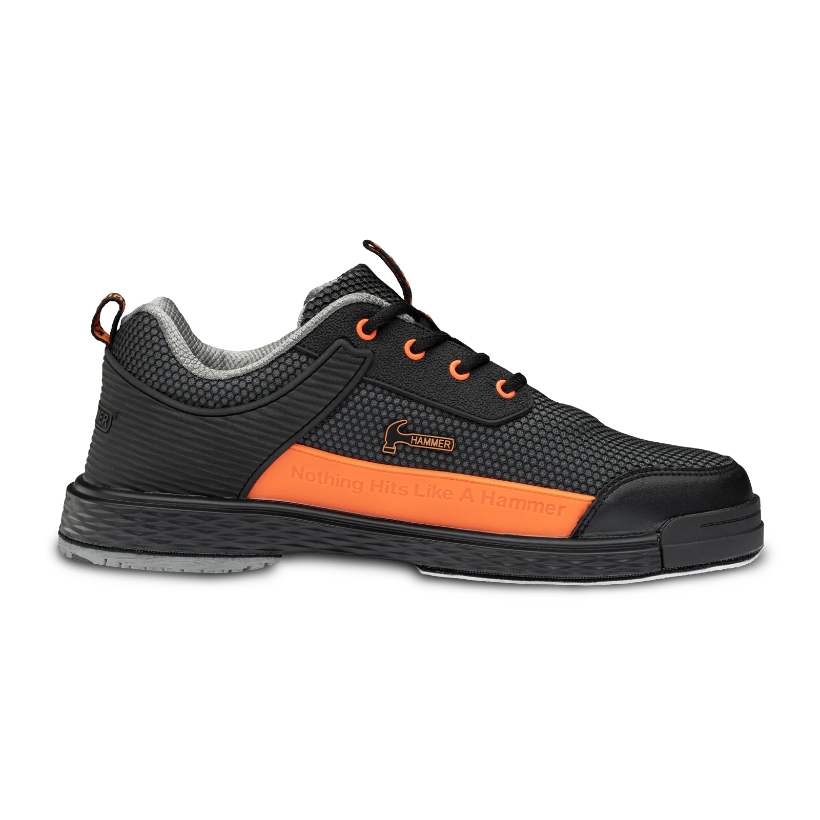 Mens Hammer Diesel Black/Orange Bowling Shoes RH Wide Width