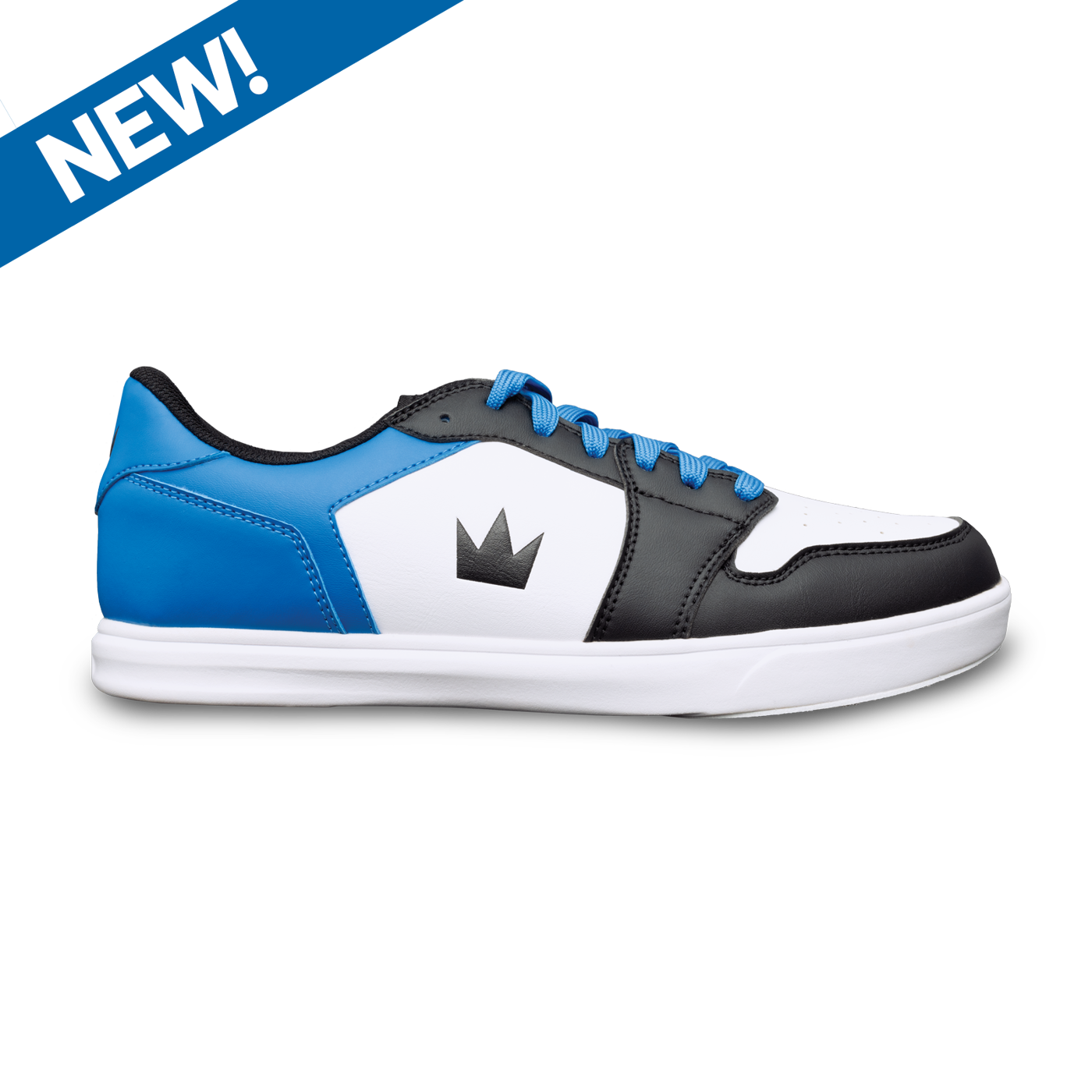 Brunswick Fanatic Black/Blue Men's Universal Bowling Shoes