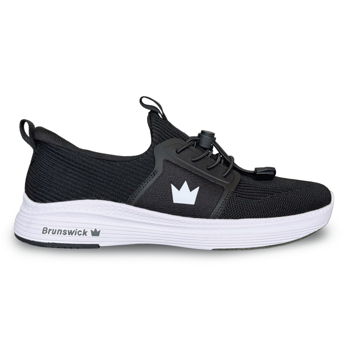 Brunswick Majestic Black women's bowling shoe side view