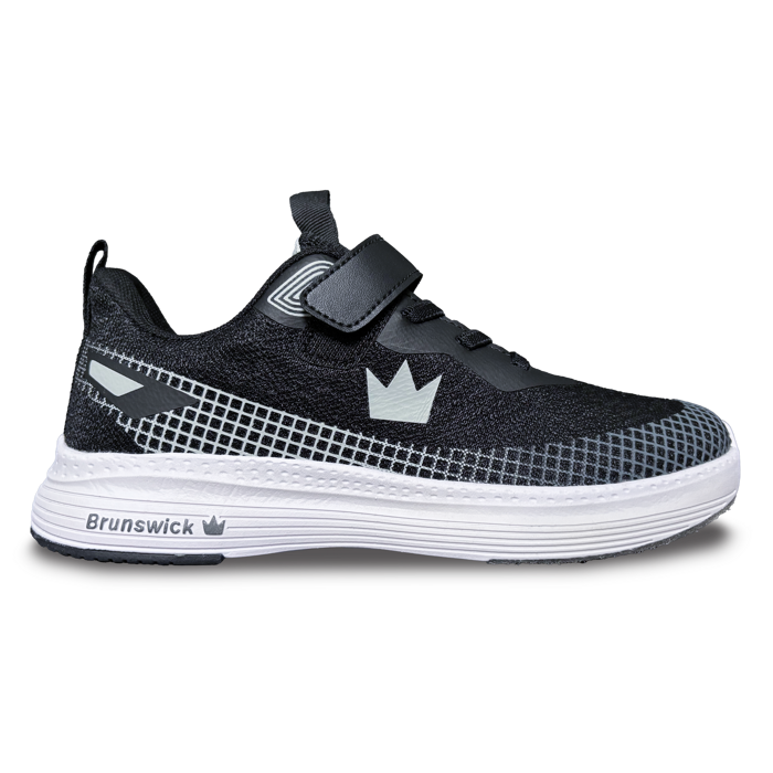 Brunswick Strike Zone Black Grey youth bowling shoe
