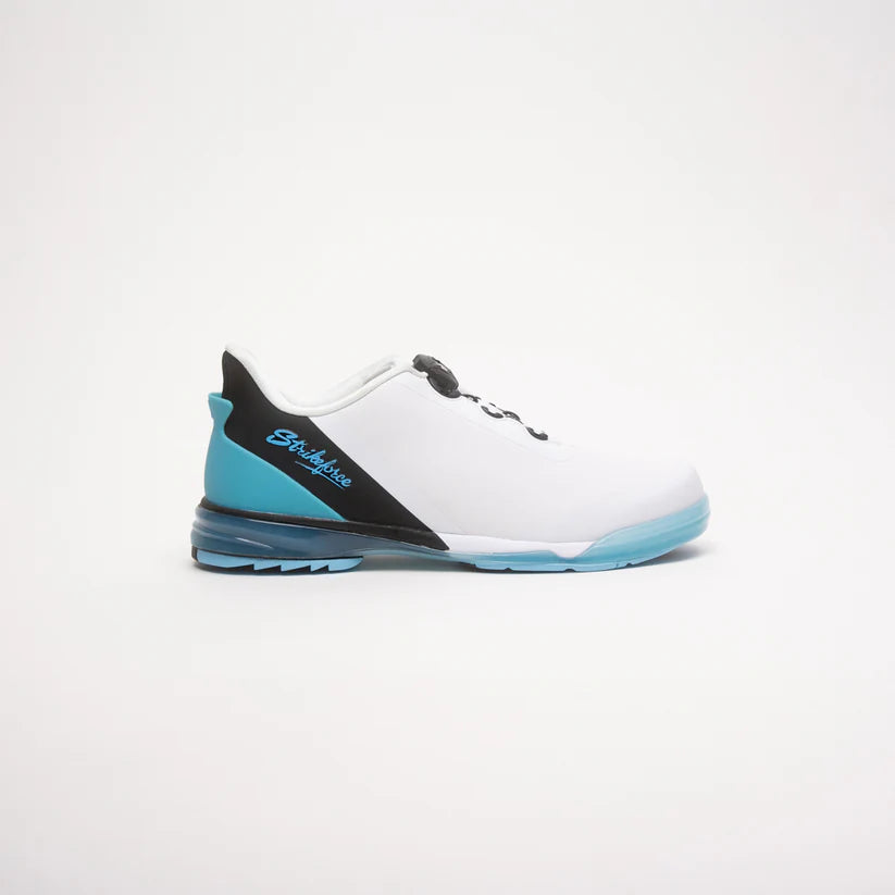 KR Strikeforce Hype White/Black/Sky LH Unisex Bowling Shoes