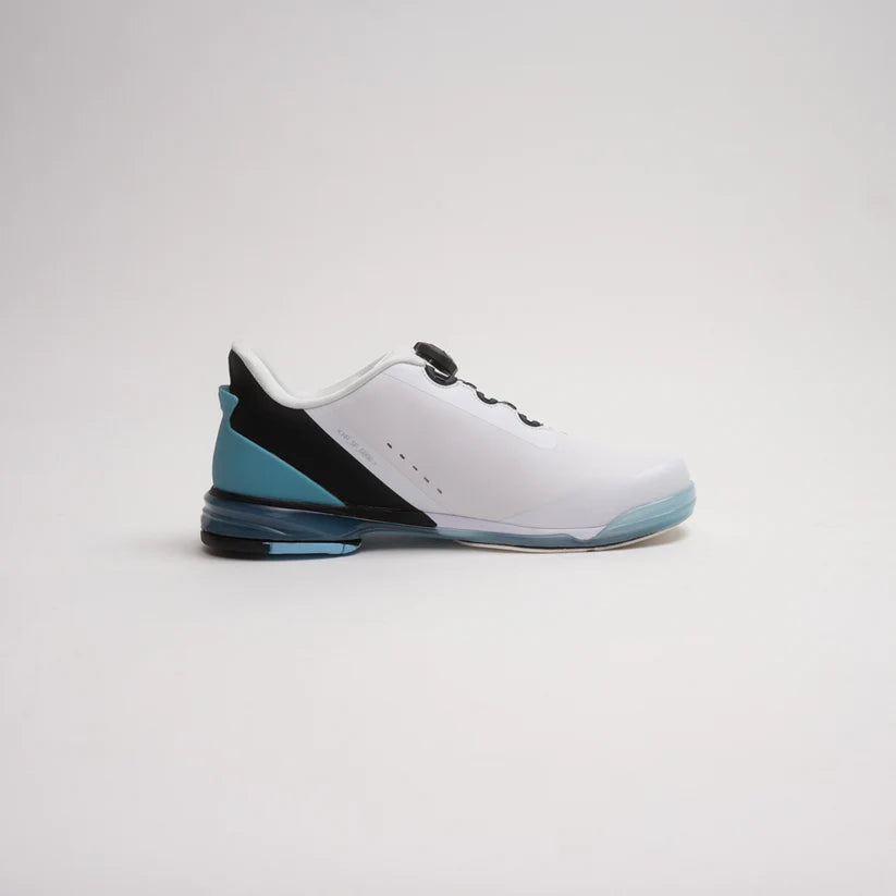 KR Strikeforce Hype White/Black/Sky LH Unisex Bowling Shoes