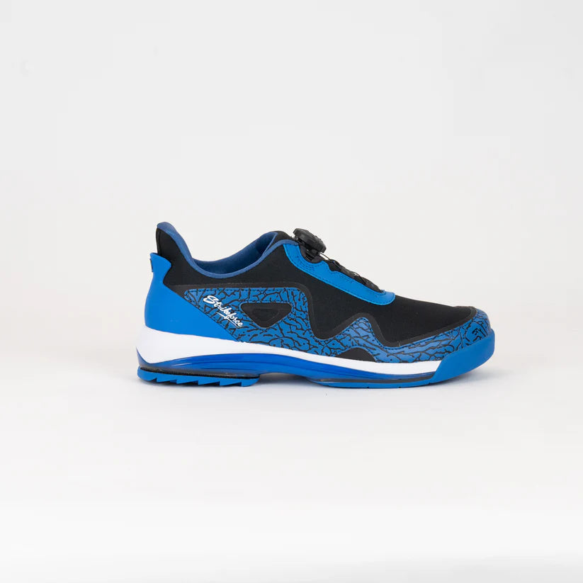 Mens KR Strikeforce Gladiator Blue/Black Left Hand Bowling Shoes