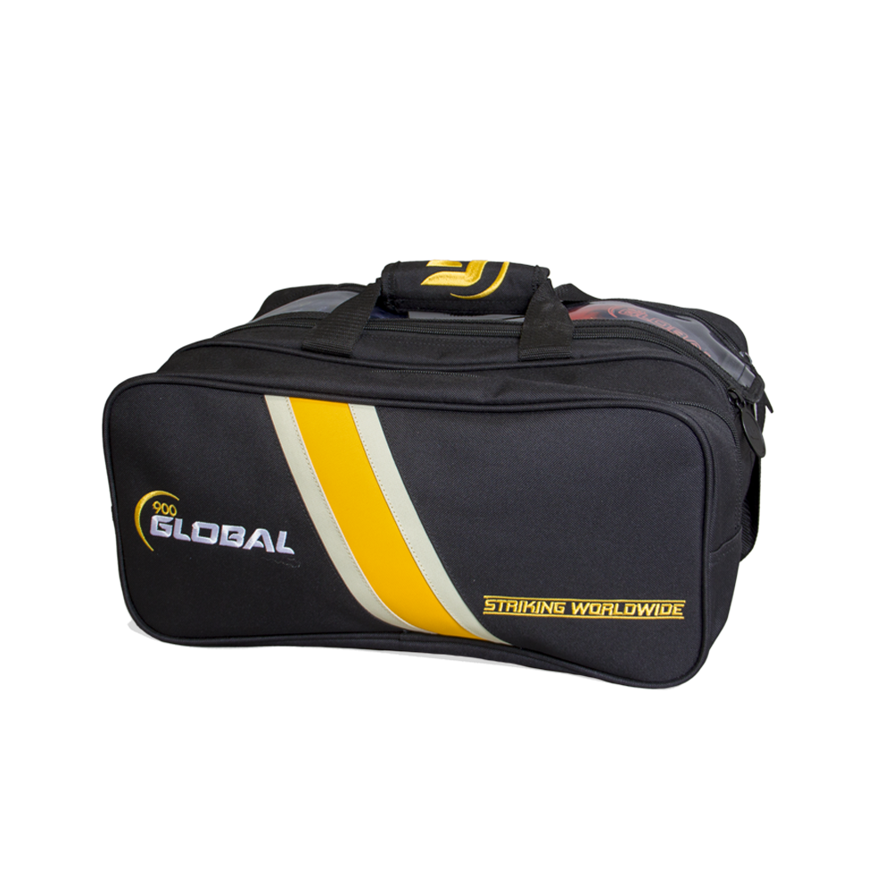 900 Global 2-Ball Deluxe Tote (Black-Gold)