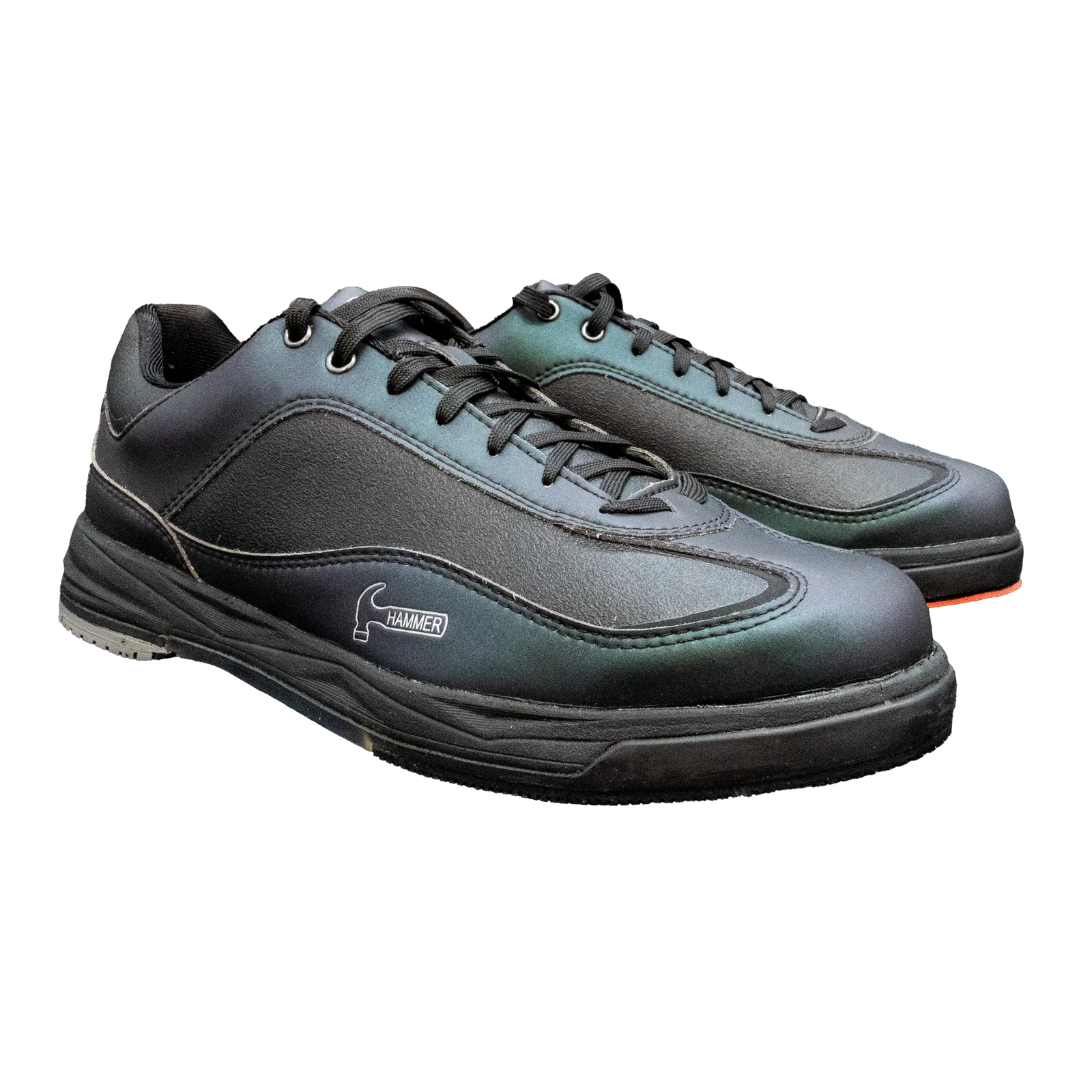 Mens Hammer Fierce Black/Green Bowling Shoes RH Wide Width