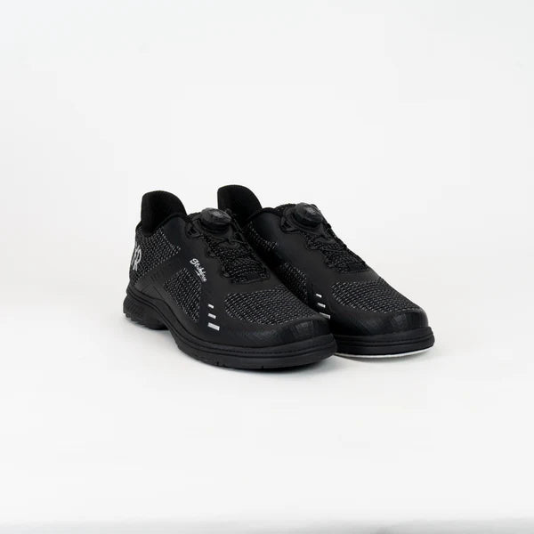 Mens KR Strikeforce Jet FT Black/Silver Right Hand Wide Width Bowling Shoes