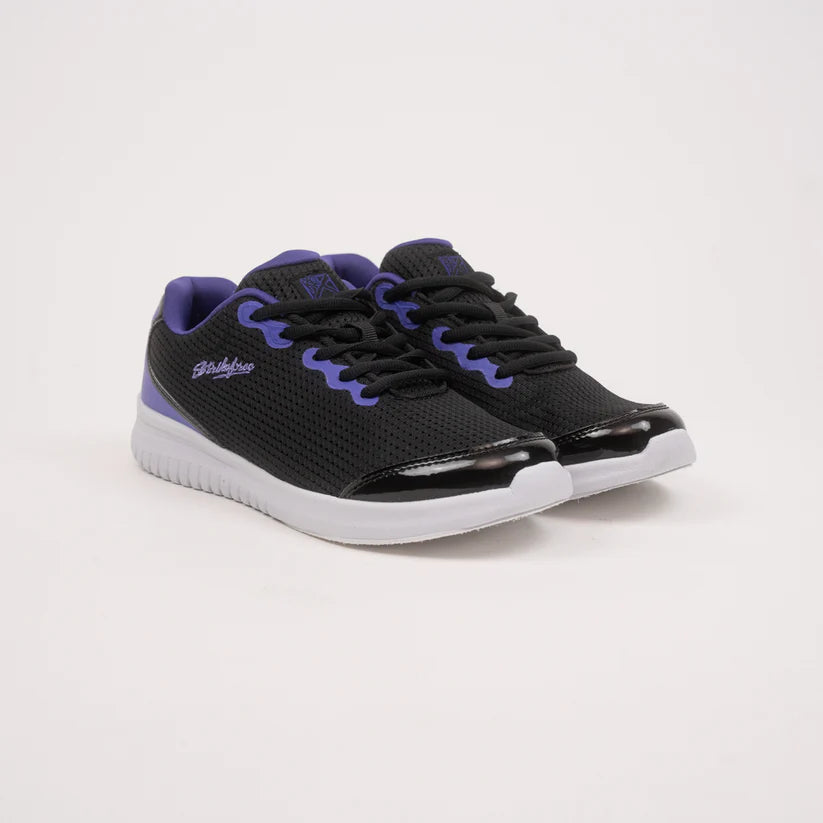 Womens KR Strikeforce Glitz Black/Purple Universal Bowling Shoes