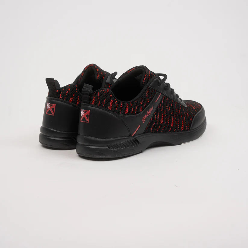 Mens KR Strikeforce Flyer Mesh Lite Black/Cardinal Universal Bowling Shoes