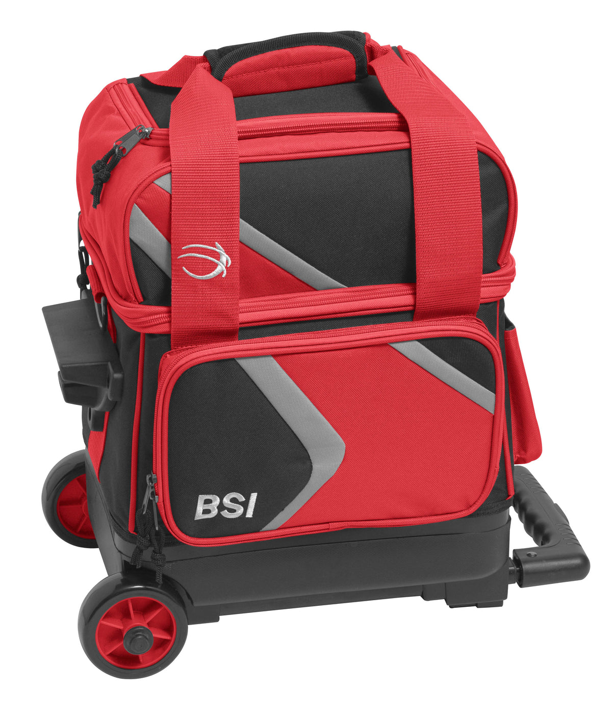 BSI Dash Single Roller Black/Red/Gray Bowling Bag