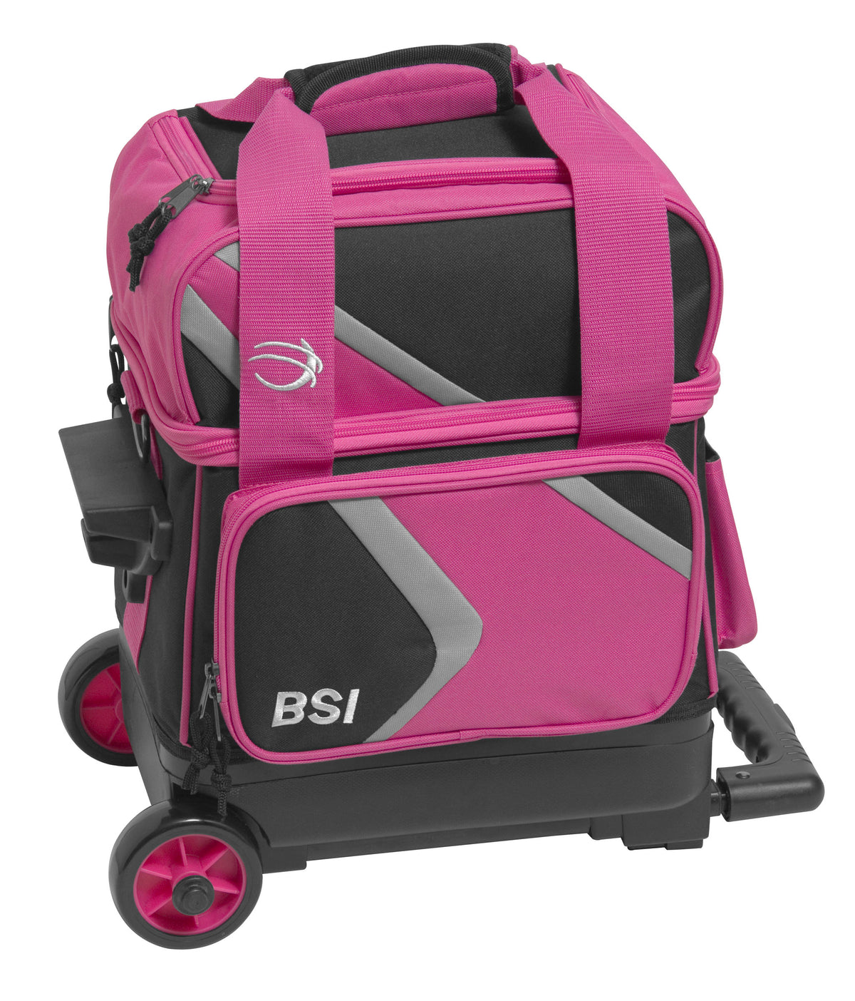 BSI Dash Single Roller Black/Pink/Gray Bowling Bag