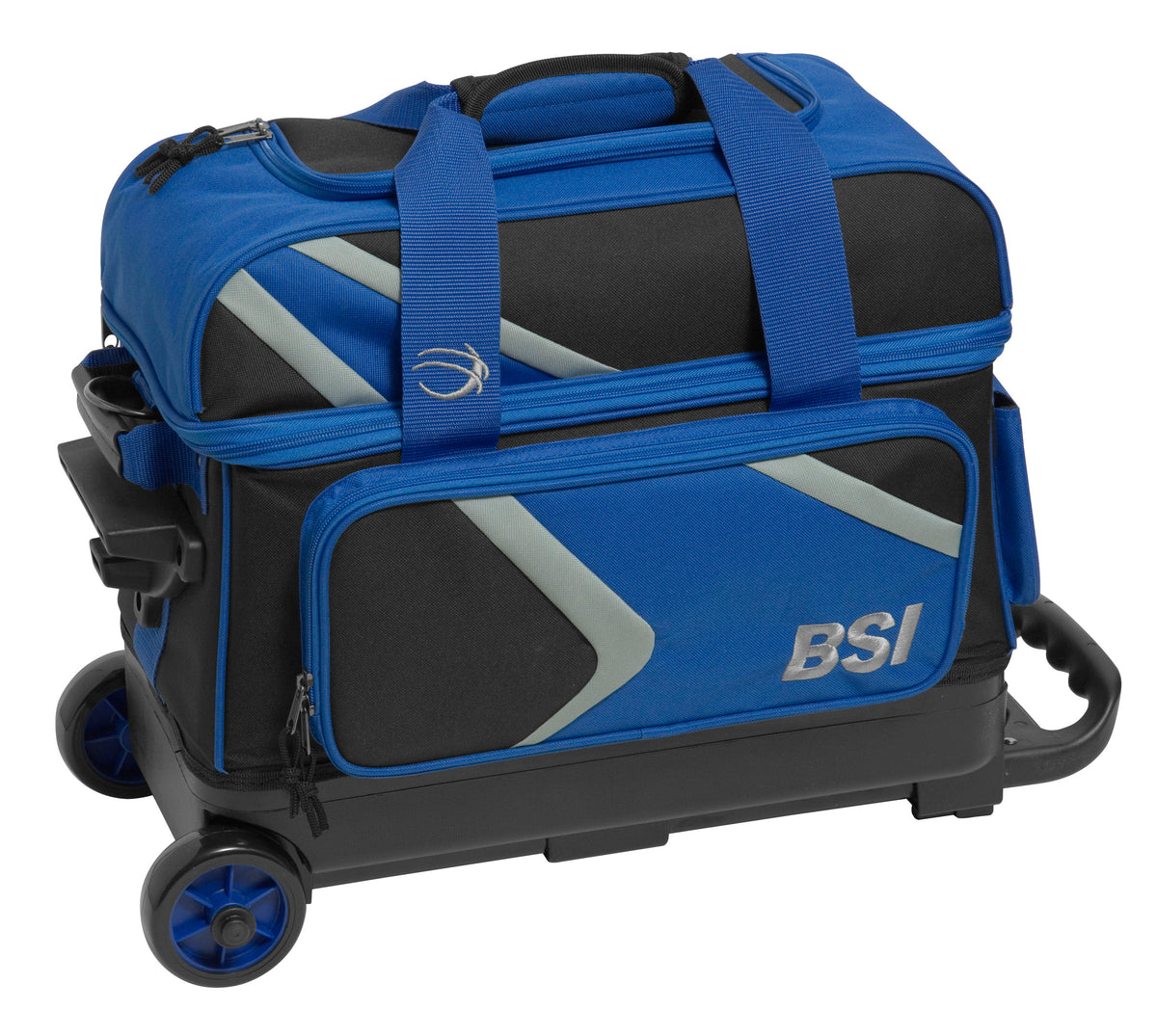 BSI Dash Double Roller Black/Royal/Gray Bowling Bag