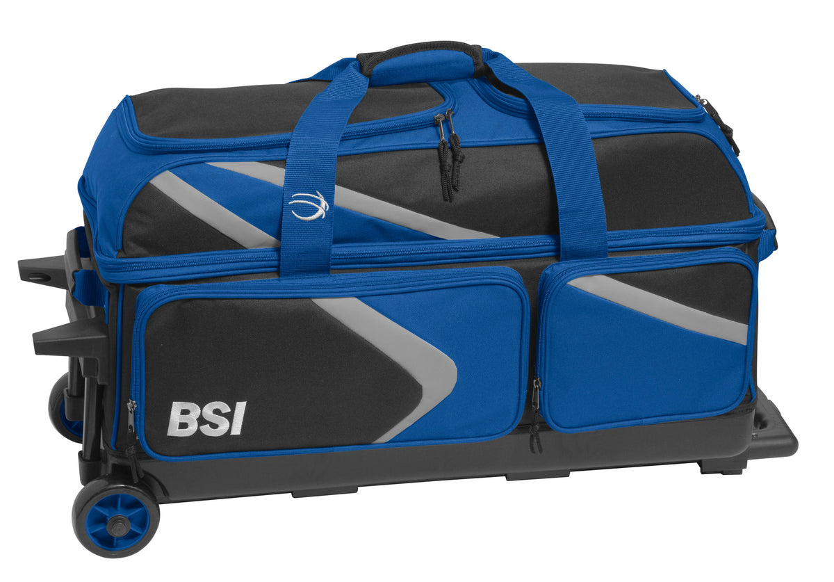 BSI Dash Triple Roller Black/Royal/Gray Bowling Bag
