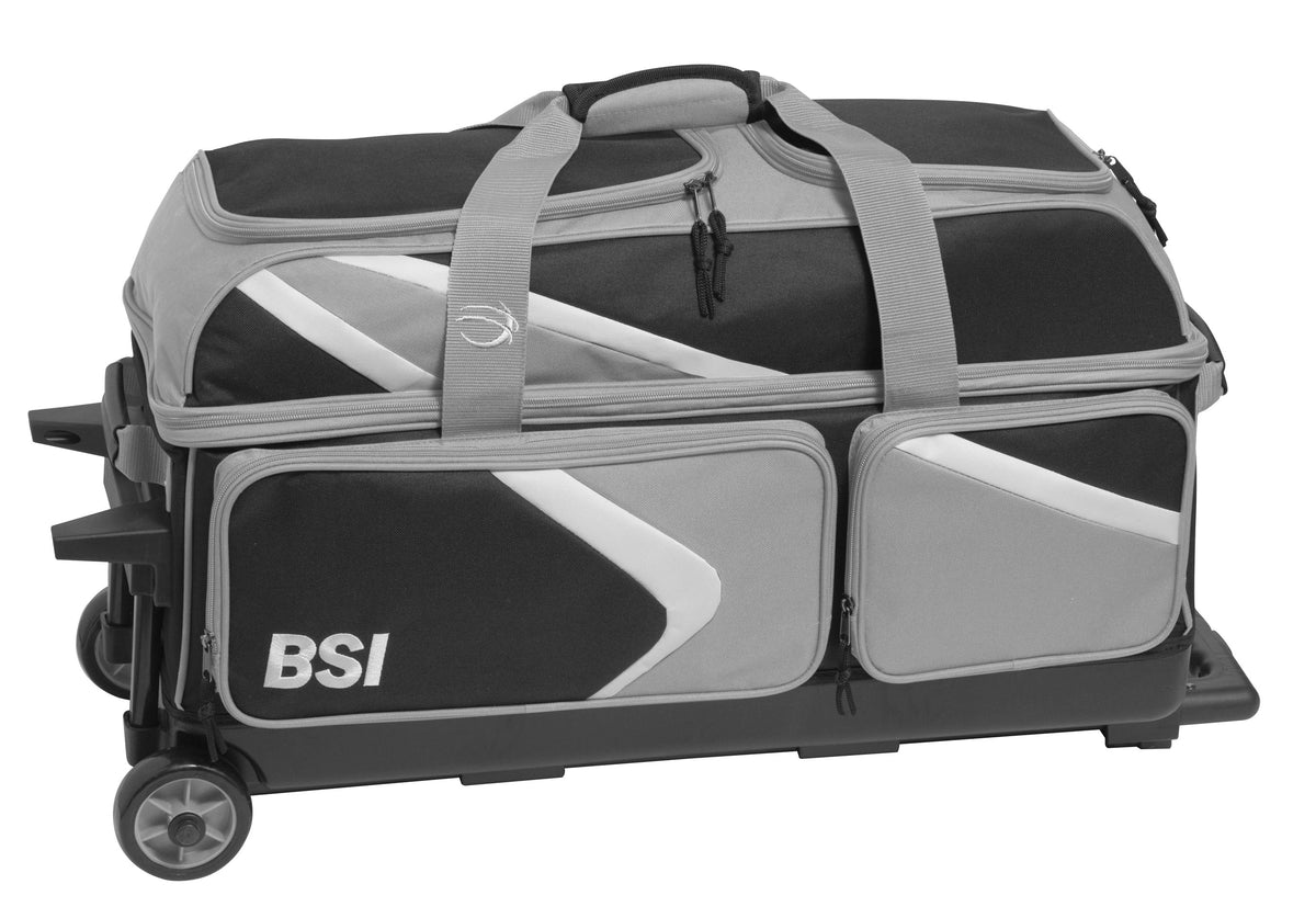BSI Dash Triple Roller Black/Gray/White Bowling Bag