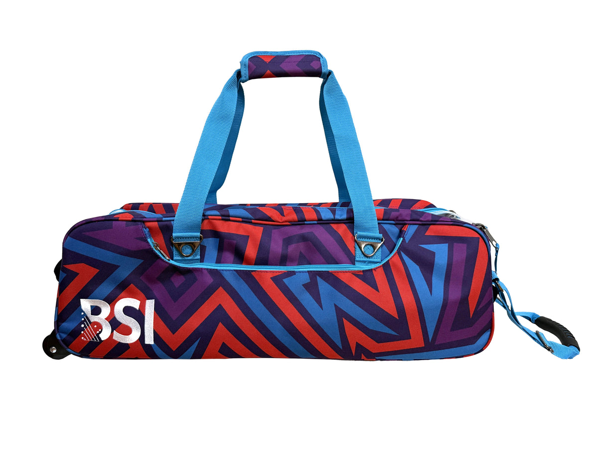 BSI Triple Tote Teal/Purple/Red Bowling Bag