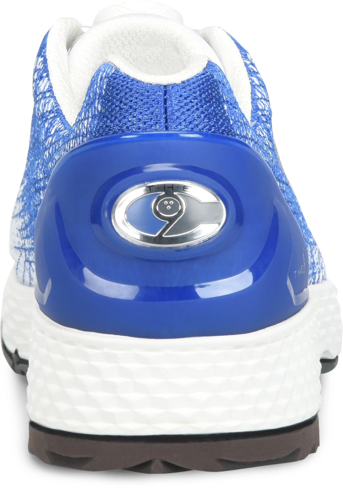 Dexter T.H.E 9 Techknit Blue/White bowling shoe back view