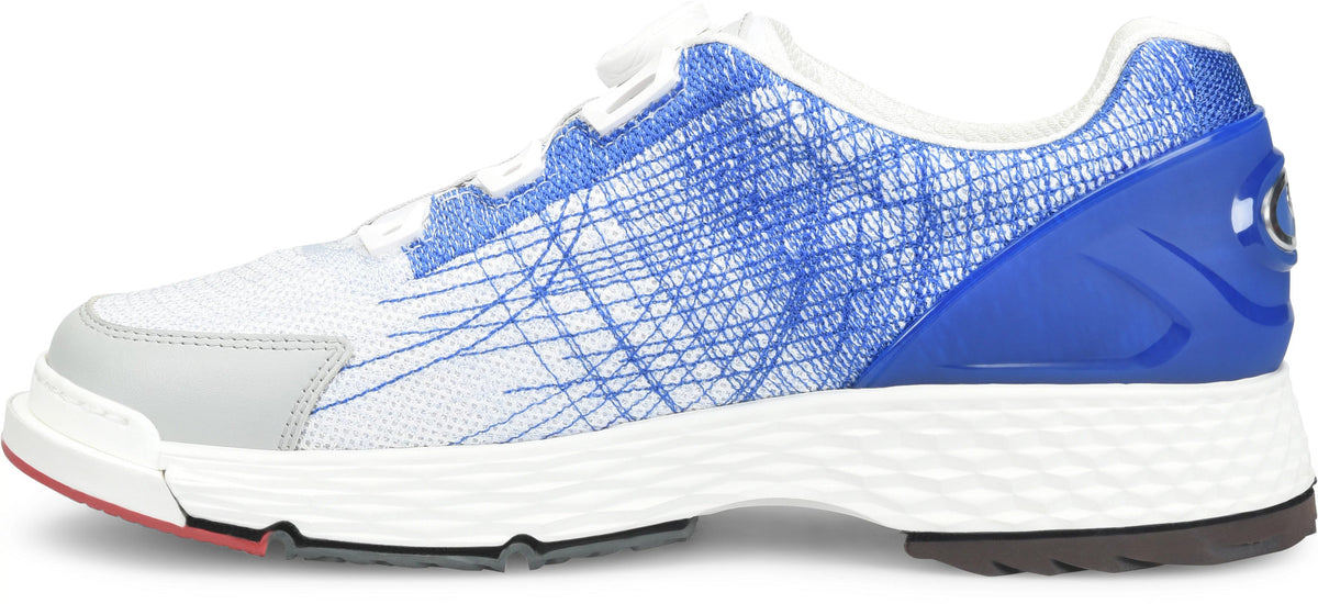 Dexter T.H.E 9 Techknit Blue/White bowling shoe reverse side view