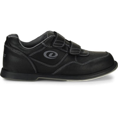 Dexter V-Strap black bowling shoe outer side