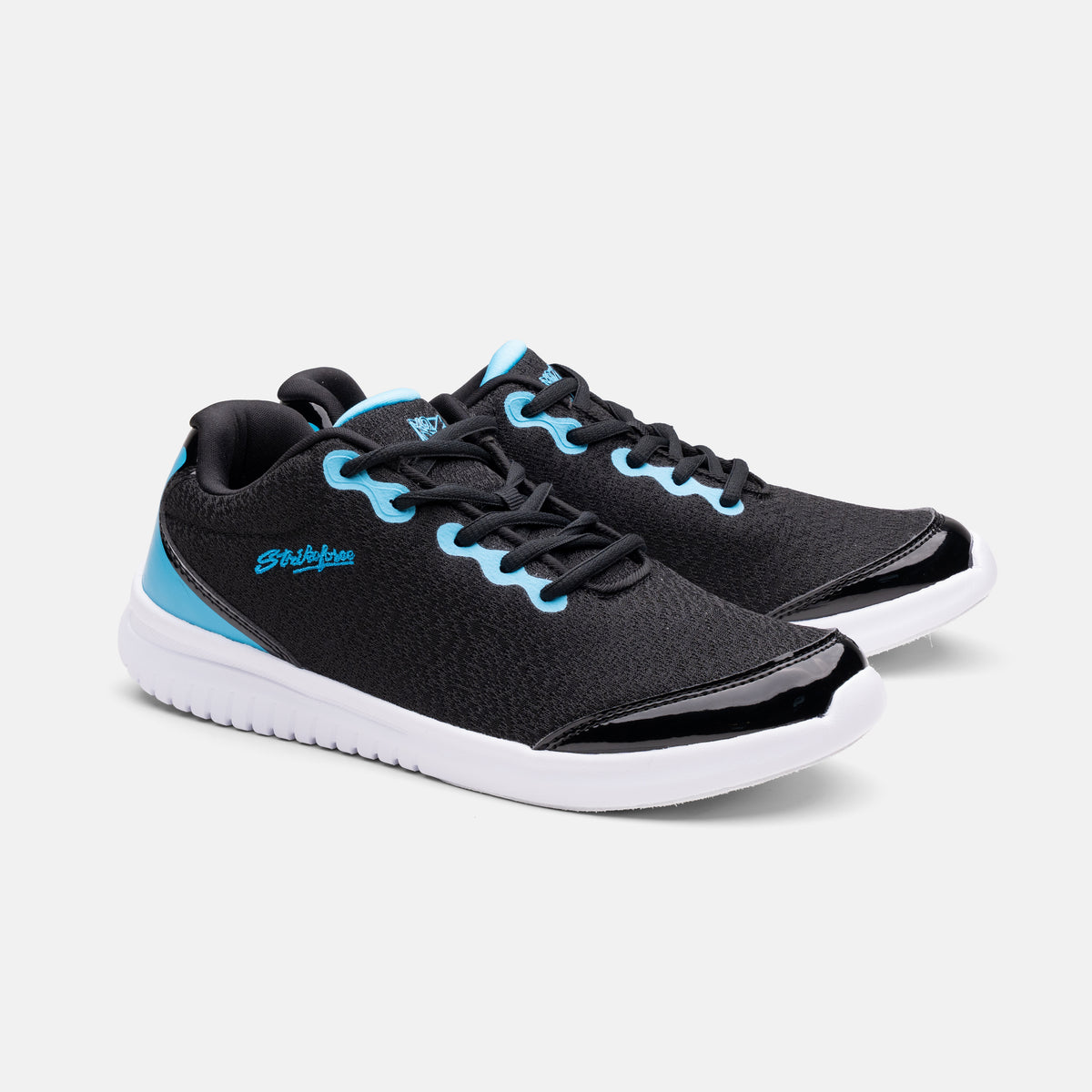 KR Strikeforce Womens Glitz Black/Blue quarter view