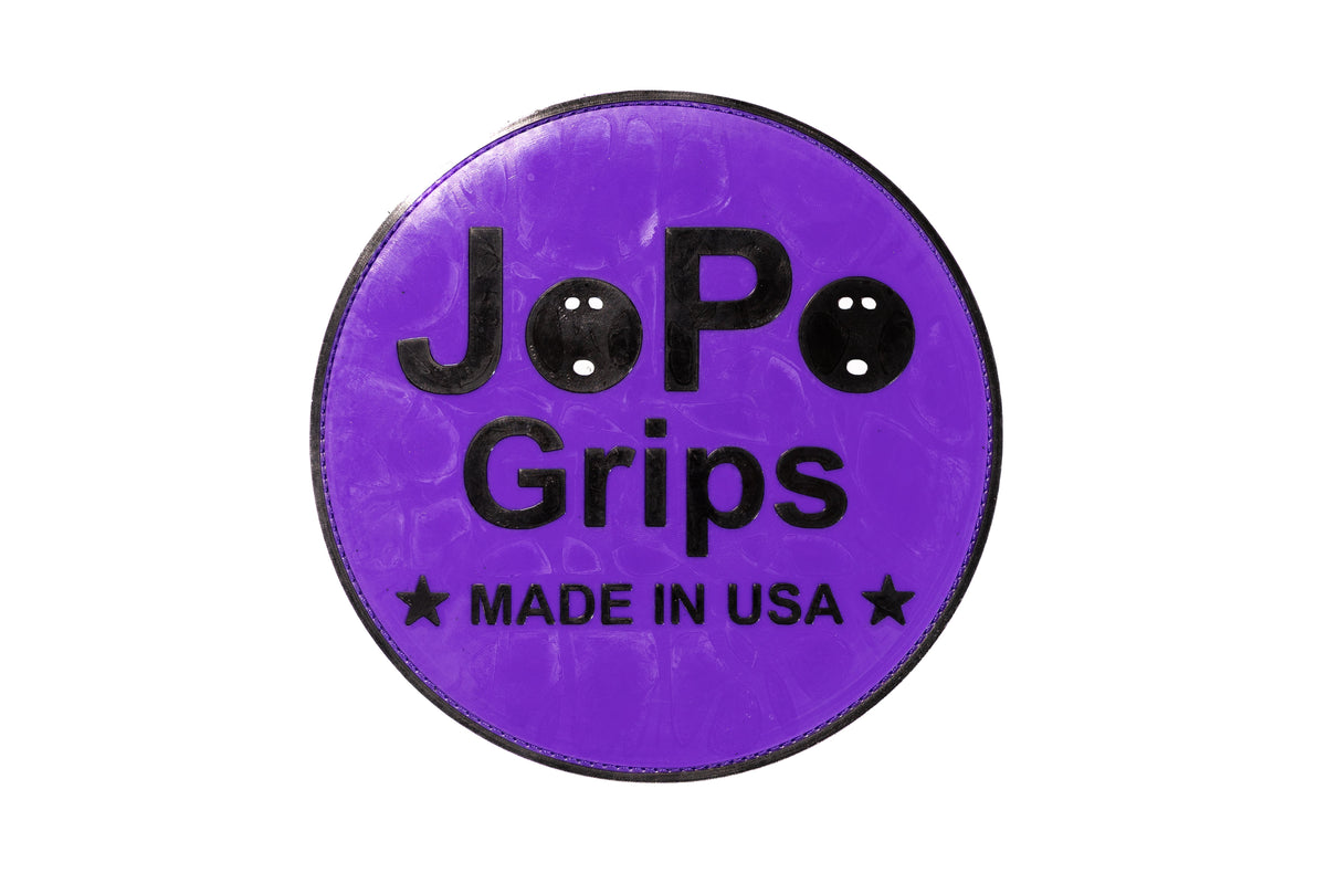 JoPo Grips Logo round rubber shammy in purple