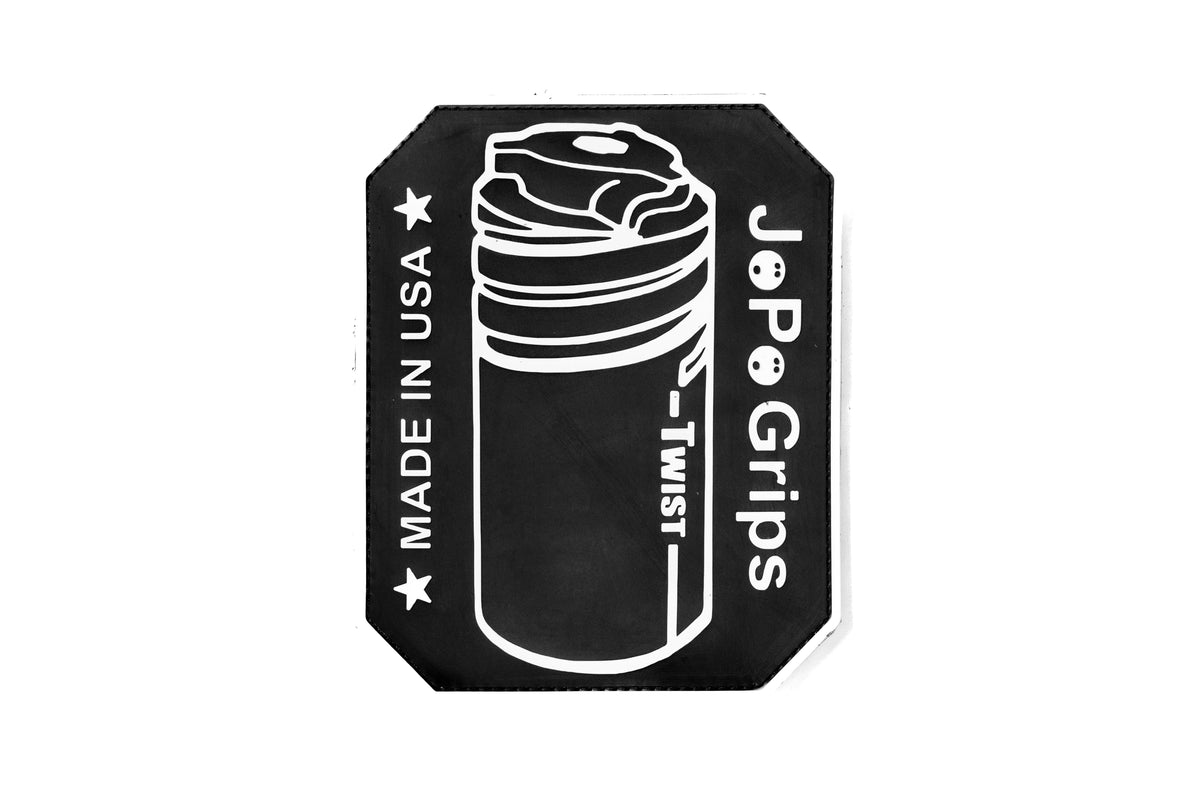 JoPo TWIST square rubber shammy in black