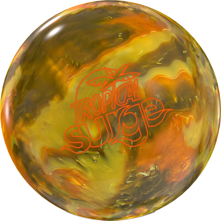 Storm Tropical Surge Gold Bronze Medallion bowling ball