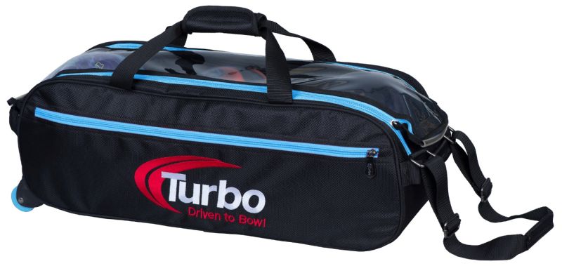 Turbo Pursuit Slim Triple Tote – Blue/Black