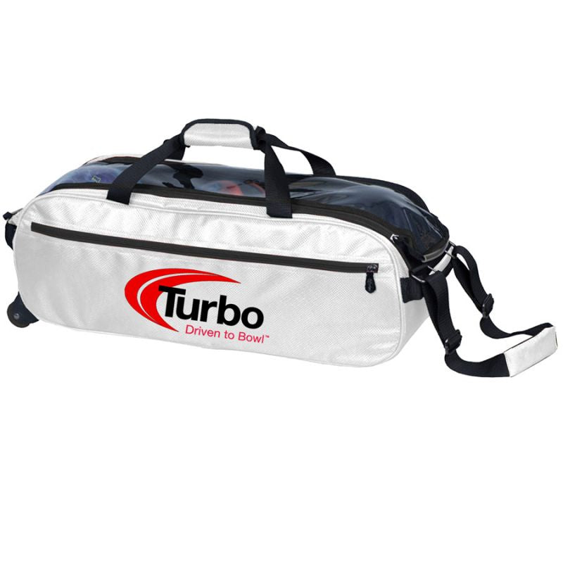 Turbo Pursuit Slim Triple Tote – White