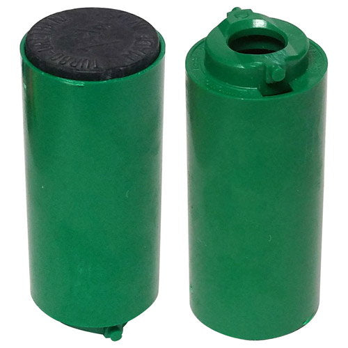Turbo Green Switch Grip Inner Sleeve with Black 1 1/4 inch Urethane Solid