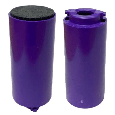Turbo Purple Switch Grip Inner Sleeve with Black 1 1/4 inch Urethane Solid